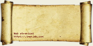 Janko Vesković vizit kartica